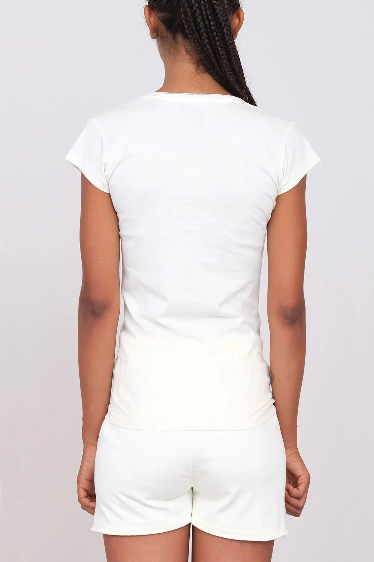 Women's Soft V-Neck T-Shirt Butter