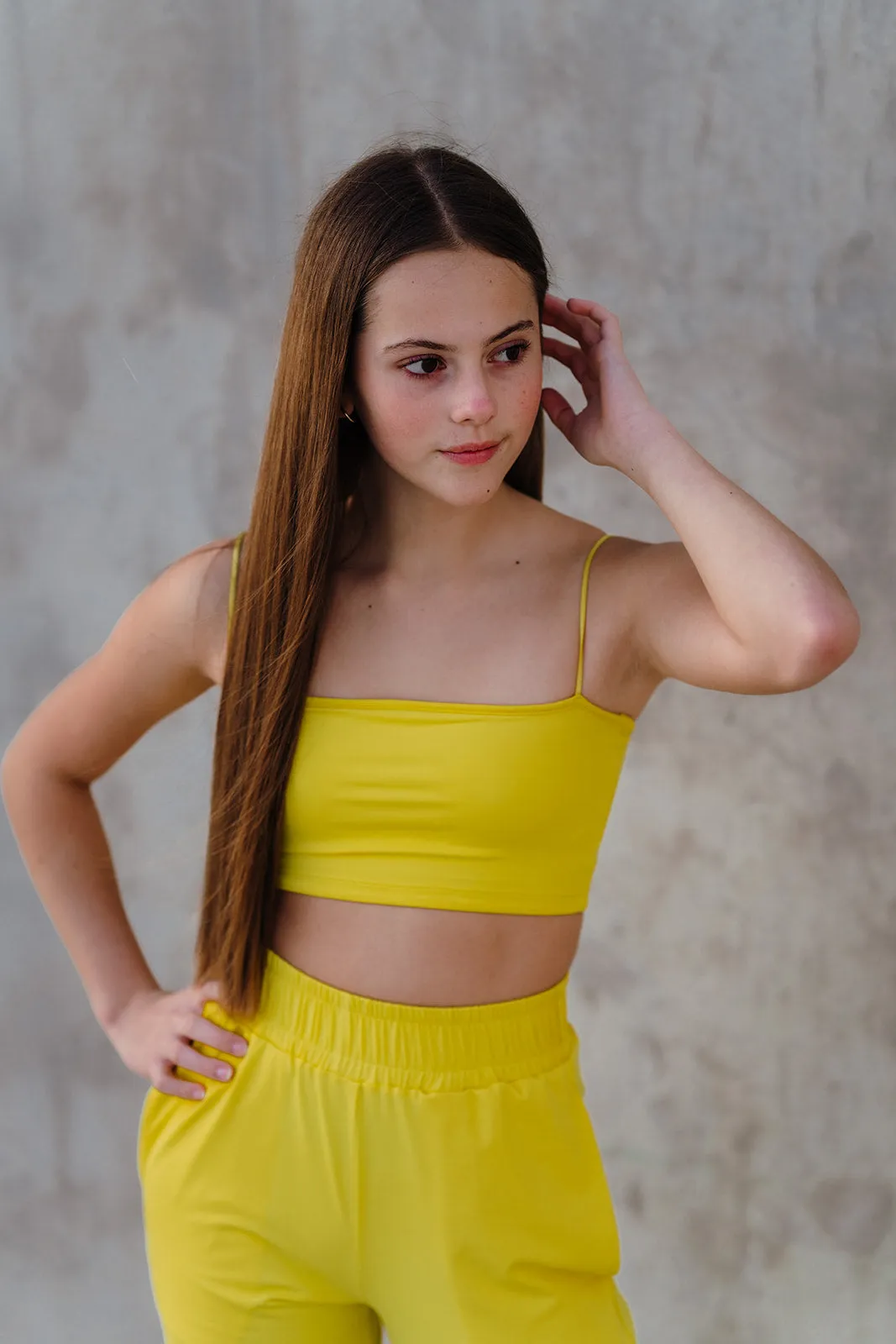 Youth Sunglow Yellow Track Pants