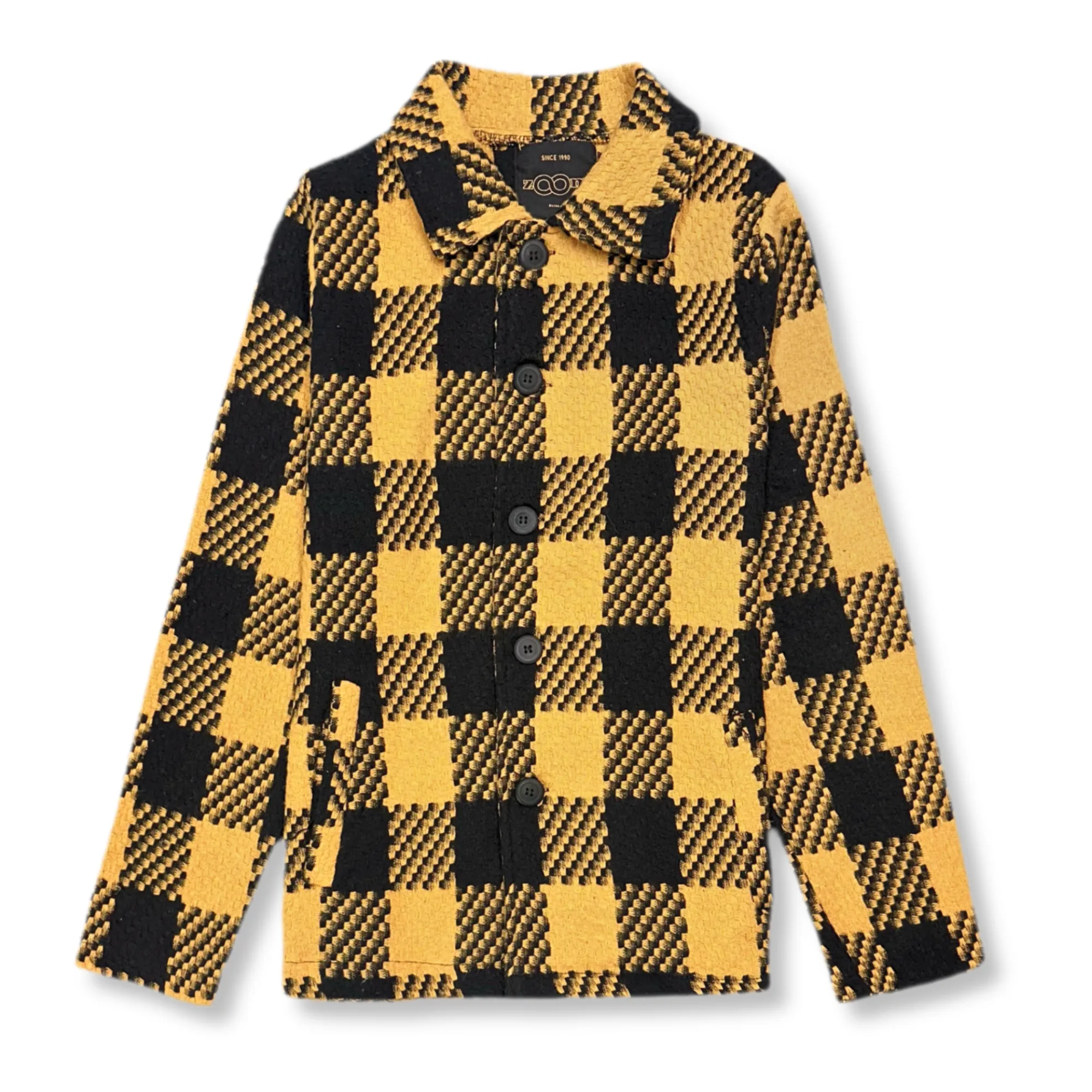 Zalman Plaid Shirt Jacket
